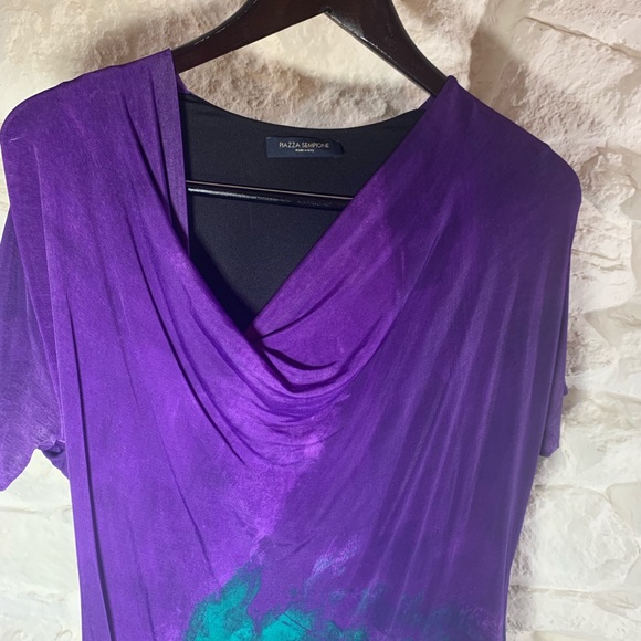 PIAZZA SEMPIONE Watercolor Dress EUC - Picture 3 of 5